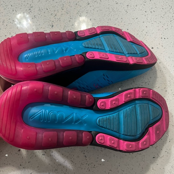 Nike Kids Air Max 270 Sneakers - Teal and Pink - Picture 5 of 6